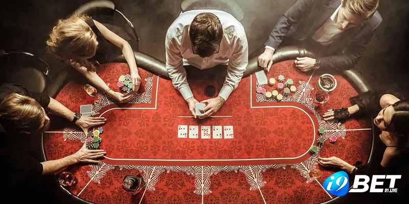 Bàn chơi poker I9BET có từ 2 đến 7 người tham gia